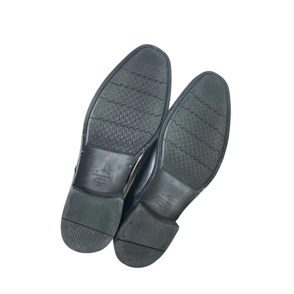 Cole Haan Mens Black Leather Ankle Chukka Waterproof Boots Sz 11.5M SKU 9545 - Picture 5 of 16